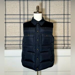 Men's Navy Quilted Vest